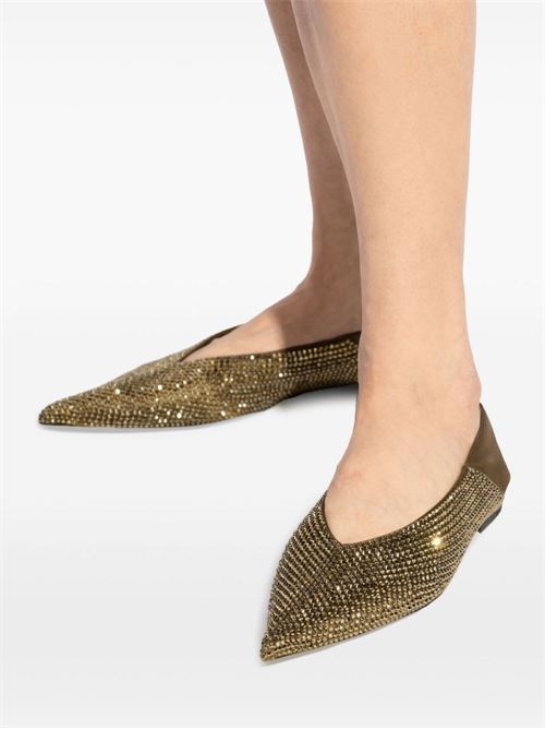 Ballerina nour con strass SAINT LAURENT | 7869009QN0A2464